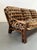 1970s Vintage Italian Checkered Sofa With Leather Straps For Sale - Image 5 of 7