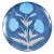 2020s Poppy Blue Dinner Plates, Set of 4 For Sale - Image 5 of 5