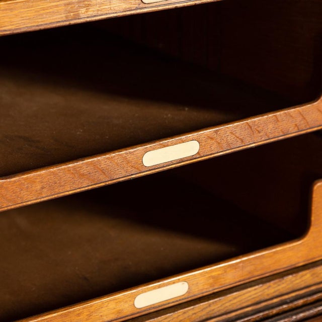 Brown Vintage English Haberdashery Cabinet in Mahogany with Forty Drawers, 1920 For Sale - Image 8 of 17