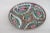 Mid 20th Century Acf Hong Kong Chinoiserie Hand Painted Floral Design Low Bowl Plate For Sale - Image 5 of 12