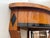 Biedermeier Demi-Lune Console in Cherrywood & Birch Burl, Franconia, 1830 For Sale - Image 15 of 18