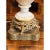 Late 19th Century French Louis XVI Style Hand Painted & Gilded Porcelain Vase Turned to a Table Lamp For Sale - Image 4 of 11