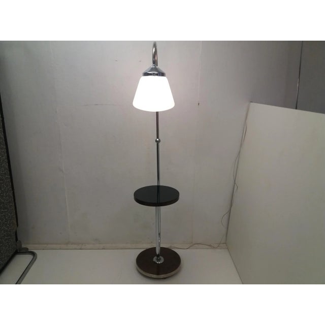 Industrial Czechoslovakian Floor Lamp by Halabala, 1930s For Sale - Image 3 of 18