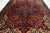 Textile Handmade Persian Heriz Hand-Knotted Wool Rug in Red With Medallon Motif For Sale - Image 7 of 8