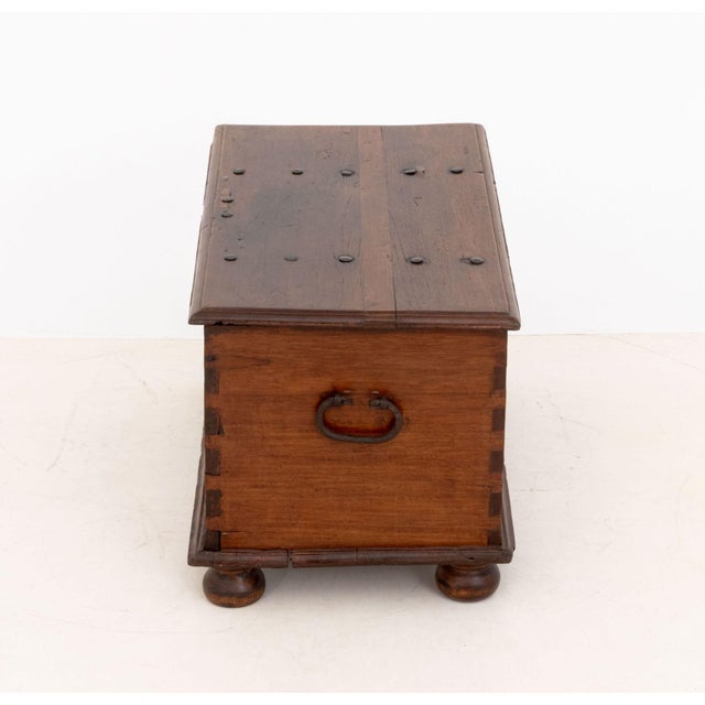 Dutch East Indies Hardwood Chest, 18th Century For Sale - Image 9 of 10