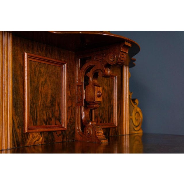 Wilhelminian Oak & Walnut Cabinet For Sale - Image 17 of 18