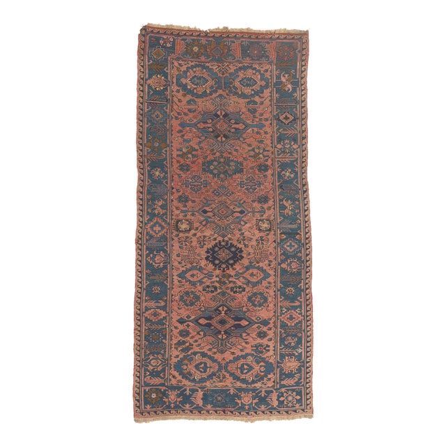 Vintage Persian Soumak Rug, 05'00 X 10'10 For Sale
