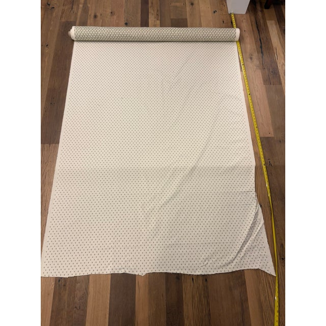 Traditional Schumacher's Barlow Natural Woven Fabric For Sale - Image 3 of 5