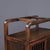 Vintage Chinese Huali Rosewood Curio Cabinet | Ming Style Display Shelf With Barred Doors For Sale - Image 9 of 9