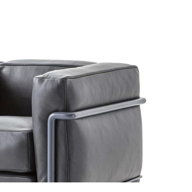Metal Grand Confort Chairs by Le Corbusier, Set of 2 For Sale - Image 7 of 8