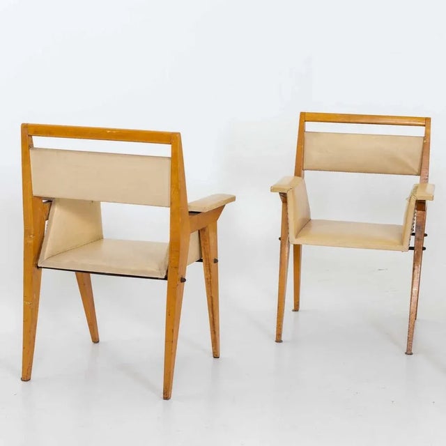 Mid-Century Armchairs by Vittorio Armellini, Italy, Set of 3 For Sale - Image 9 of 10
