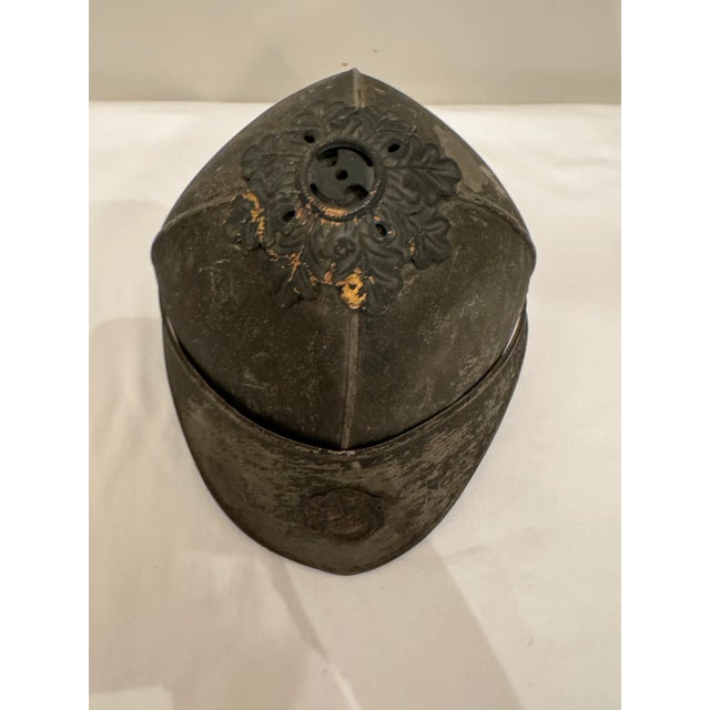 1910s Antique European Military Metal Helmet For Sale - Image 5 of 9