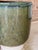 Emerald Large Green Drip Glaze Ceramic Planters on Cast Stone Pedestals-Pair For Sale - Image 8 of 12