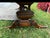 Animal Skin Regal Regency Weiman Gold Embossed Leather Top Coffee Table For Sale - Image 7 of 12