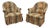 Napoleon III Style Toadstool Chairs, Set of 2 For Sale