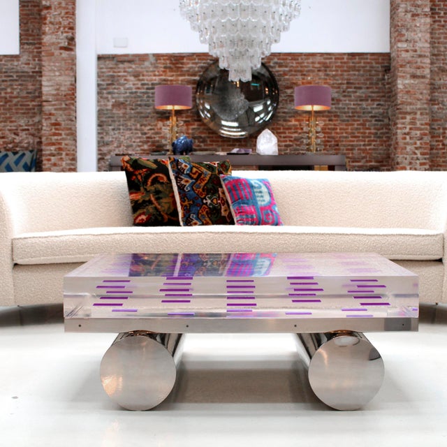 Purple On the Road Cofee Table Designed from Superego Studio For Sale - Image 8 of 9