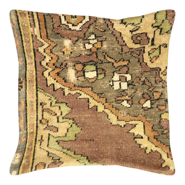 1960s Turkish Oushak Pillow For Sale