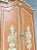 Apricot Vintage Regency Carved Detail Secretary Desk For Sale - Image 8 of 9