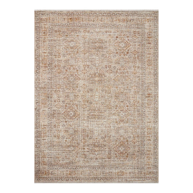 Angela Rose x Loloi Blake Rug Oatmeal / Spice 4'-0" x 5'-7" Accent Rug For Sale
