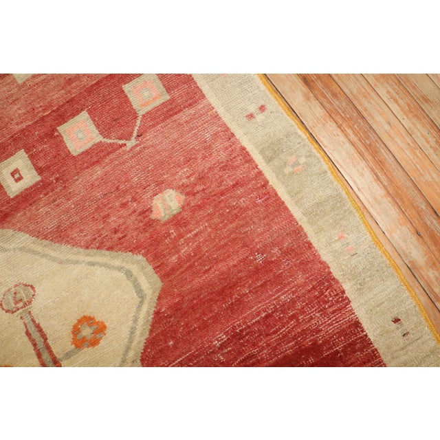 Zabihi Collection Abstract Turkish Anatolian 20th Century Rug For Sale - Image 4 of 6