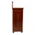 American Empire Cherry & Tiger Maple 7 Drawer High Chest With Backsplash C1830 For Sale - Image 10 of 10