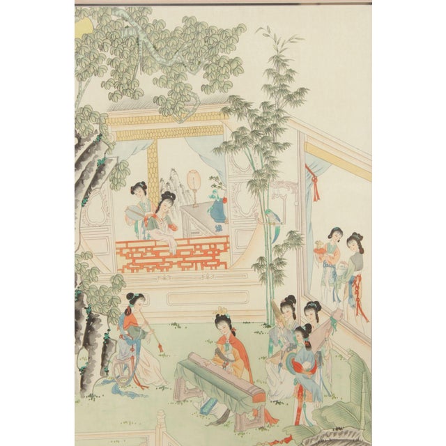 Chinese School Framed Print, Musicians For Sale - Image 9 of 18