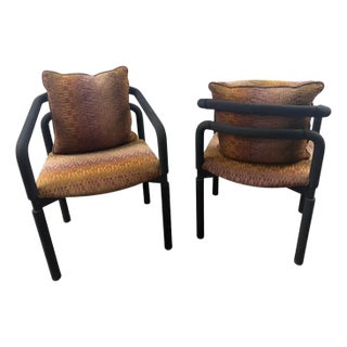 Brian Kane Rubber Chair for Metropolitan Furniture / Steelcase 1980's , a Pair For Sale