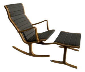 Late 20th Century Rocking Chair by Tendo Mokko Japan