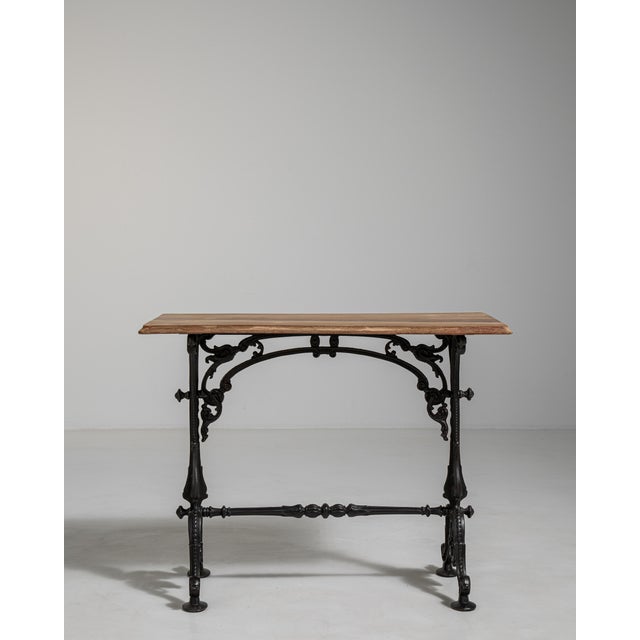 Victorian Cast Iron Bistro Table, Antique, United Kingdom, Circa 1900 For Sale - Image 4 of 18