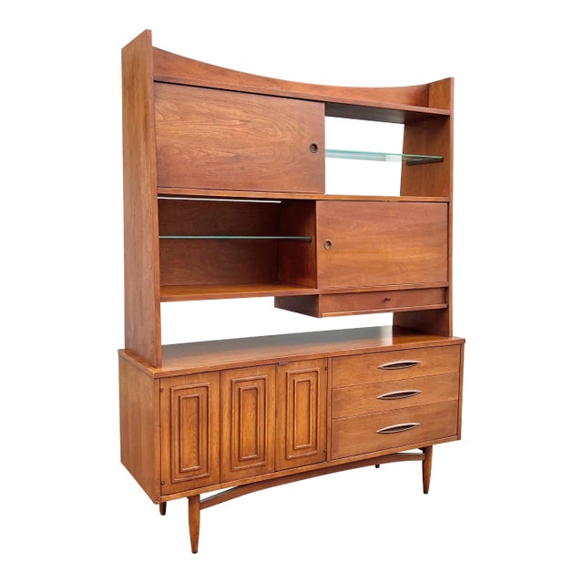 Broyhill Sculptra Reversible Room Divider and Display Wall Unit or