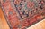 Antique Zabihi Collection Navy Heriz Accent Rugs - A Pair - 4'10" x 6'1" For Sale - Image 4 of 12