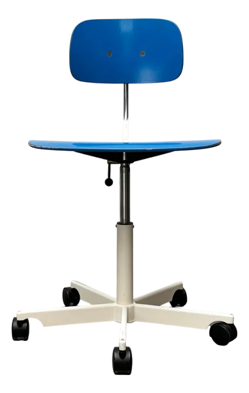 Mid-Century Danish Swivel Architects Office Chair by Jørgen