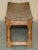 Arts & Crafts Important 1930s Antique Burr Oak Robert Mouseman Thompson Curved Stool Bench For Sale - Image 3 of 18