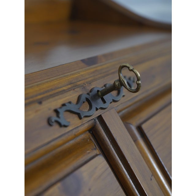 Ethan Allen Country French Pine Slant Front Desk For Sale - Image 10 of 18