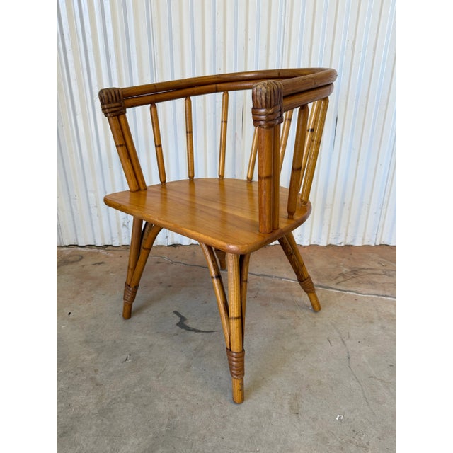 Heywood-Wakefield Vintage Heywood Wakefield Ashcraft Line Captains Chairs – Set of 2 For Sale - Image 4 of 12