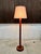 Beige Danish Floor Lamp with Wild Silk Lampshade, 1960s For Sale - Image 8 of 18