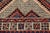 Textile Vintage Hand-Knotted Turkish Geometric Wool Runner Rug – Terracotta, Ivory & Navy Tribal Design For Sale - Image 7 of 8