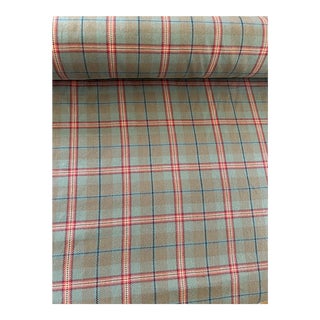 Vintage Ralph Lauren Plaid Fabric- 10 Yards For Sale
