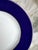 In Lomonosov's quintessential vibrant violet cobalt blue rim, gold trim & verge all on white porcelain, here is a set of...