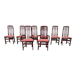 Set of 8 Mid Century Modern Rosewood Dining Chairs For Sale