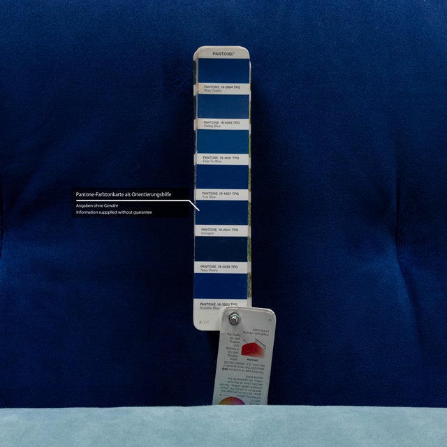 Quint 3-Seater Sofa in Blue Fabric from Brühl For Sale - Image 11 of 15