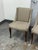 Asian Custom Design Dining Chairs With Splayed Legs, Pair For Sale - Image 3 of 12