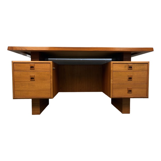 Mid 20th Century Teak Desk by Mobican of Canada For Sale