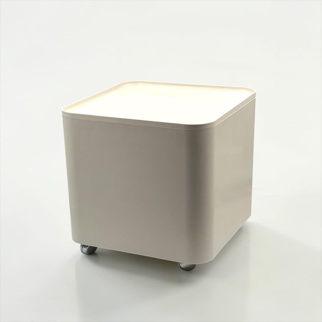 Dime Plastic Storage Table on Wheels by Marcello Siard for Collezioni Longato, Italy, 1970s For Sale - Image 14 of 14