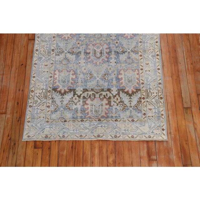 Persian Zabihi Collection Persian Malayer Scatter Rug For Sale - Image 3 of 8