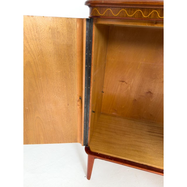 Swedish Modern Sideboard in Pyramid Mahogany, 1940s For Sale - Image 11 of 14