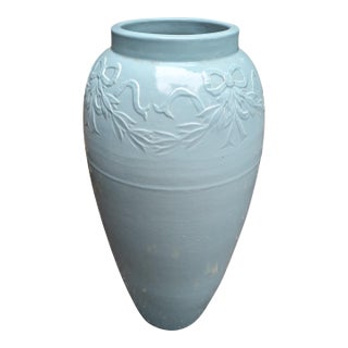 1980s Ceramic Urn For Sale