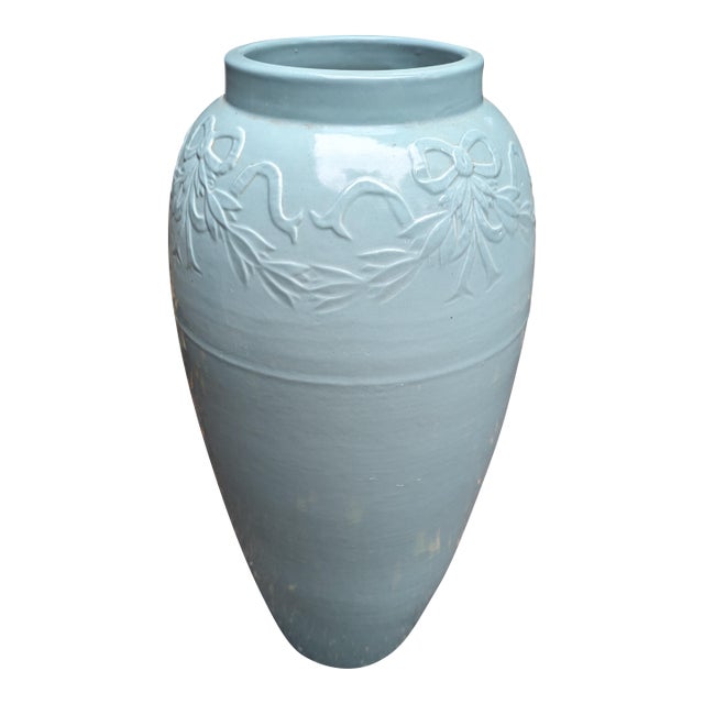 1980s Ceramic Urn For Sale