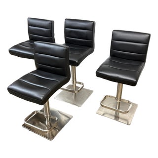 Zuri Furniture Lush Bar Stools, Set of Four For Sale