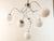 Adjustable Hanging Lamp with White Sphere Glass For Sale - Image 6 of 14